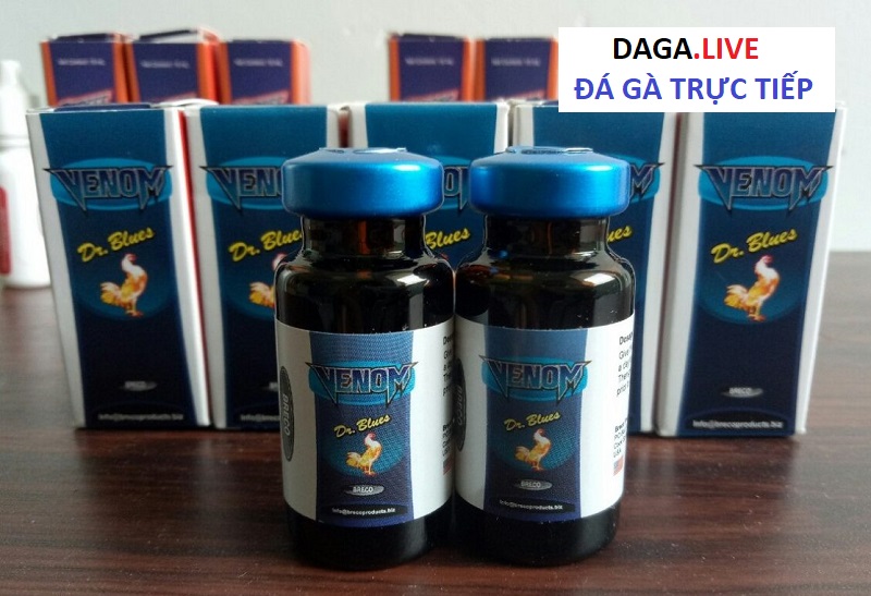 Hình ảnh dòng thuốc công cho gà đá ở dạng tiêm.