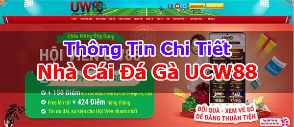 Thông tin chi tiết nhà cái đá gà UCW88