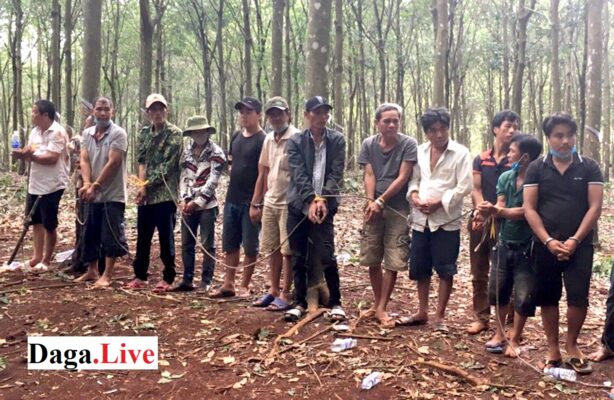 Các đối tượng bị bắt giữ do đá gà